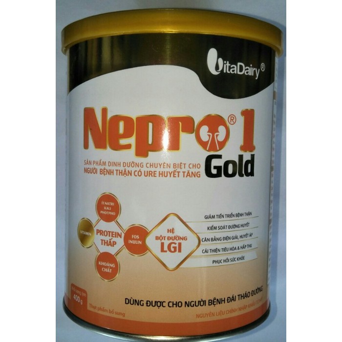 Sữa Nepro 1 Gold 400g (người bệnh thận có URE huyết tăng)