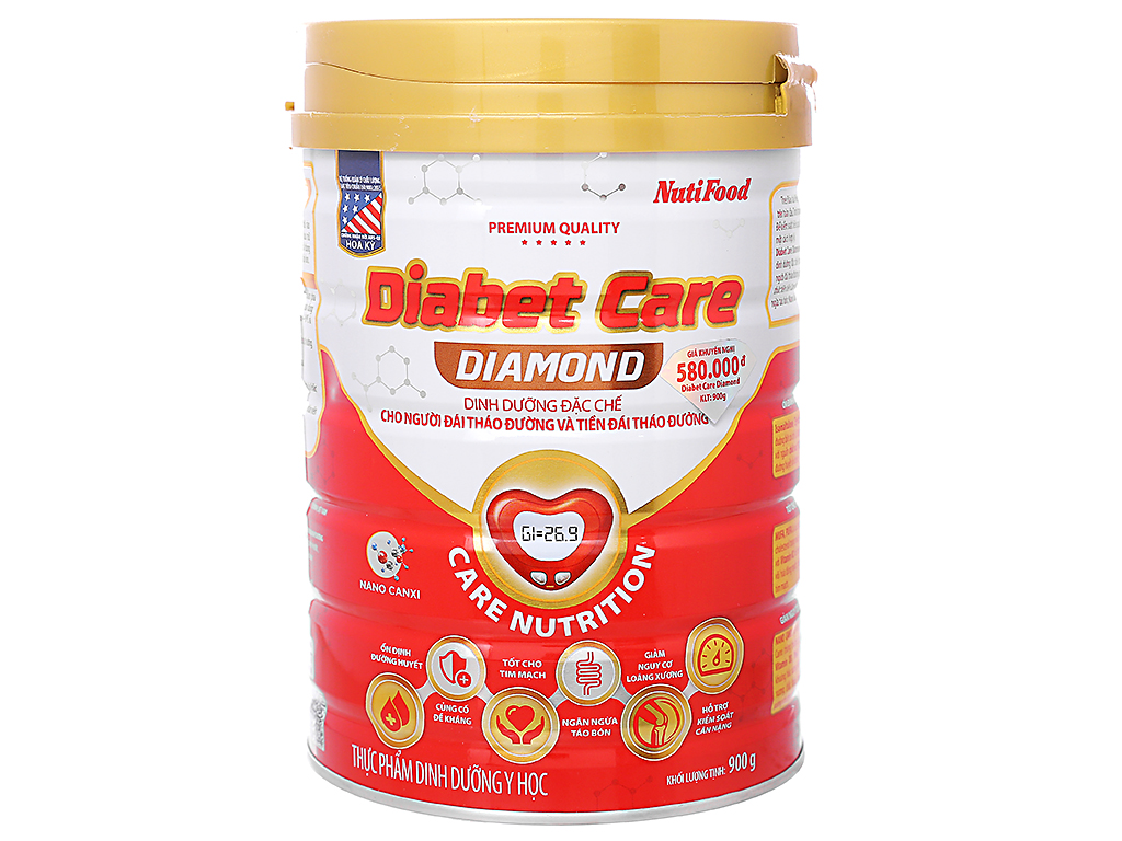 Sữa Diabet Care Diamond 900G Cho Người Bệnh Tiểu Đường