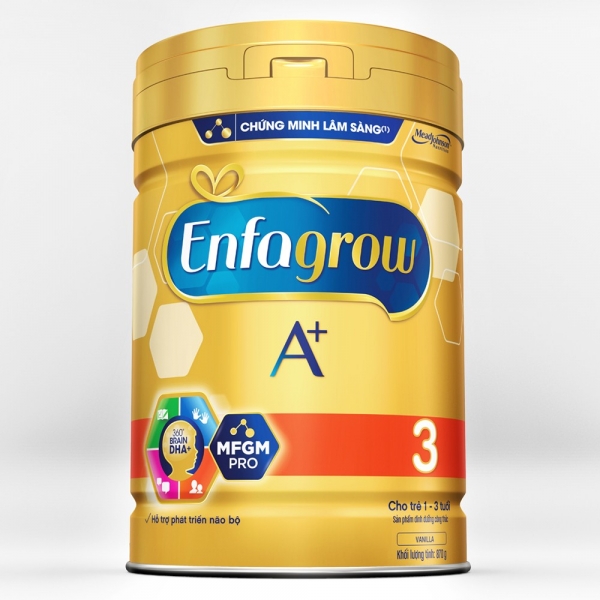 Sữa Enfagrow A+ 3 MFGM Pro & DHA 870G (1-3 tuổi)