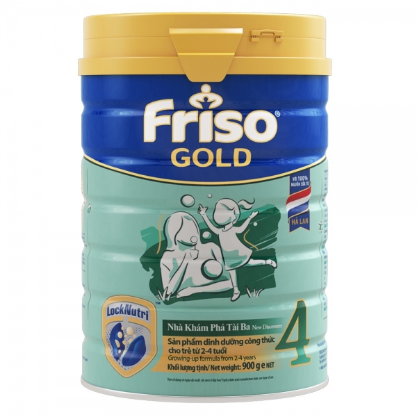 Sữa Friso Gold 4 900g (cho trẻ từ 2 – 4 tuổi)