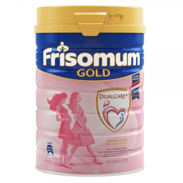 Sữa Frisomum Gold DualCare+ 900g Hương Cam (Sữa Bầu)