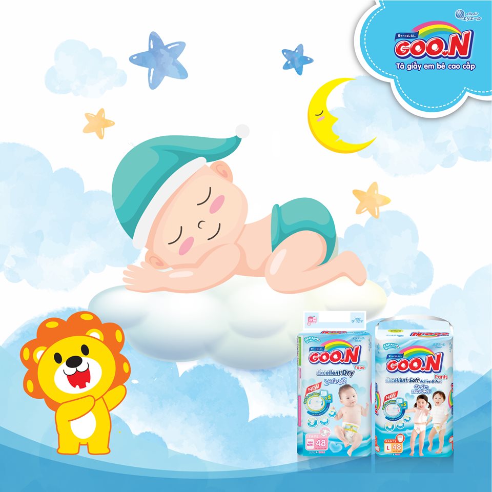 Tã – Bỉm Goon Premium XL46 Nhật Bản (12-20 KG)